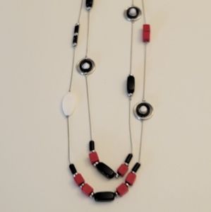 Chico's double necklace with lobster clasp.